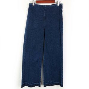 Lysse Leggings Deinm Stretch Elastic Waist Raw Hem